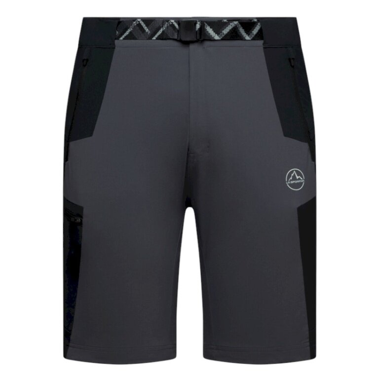 La Sportiva Wanderhose West Crest Shorts (leicht, optimale Bewegungsfreiheit) kurz grau/schwarz Herren