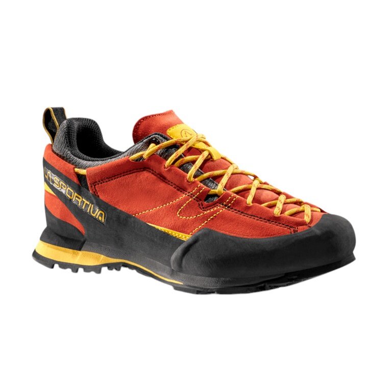 La Sportiva Wanderschuhe Boulder X (Zustieg) rot/schwarz/gelb Herren