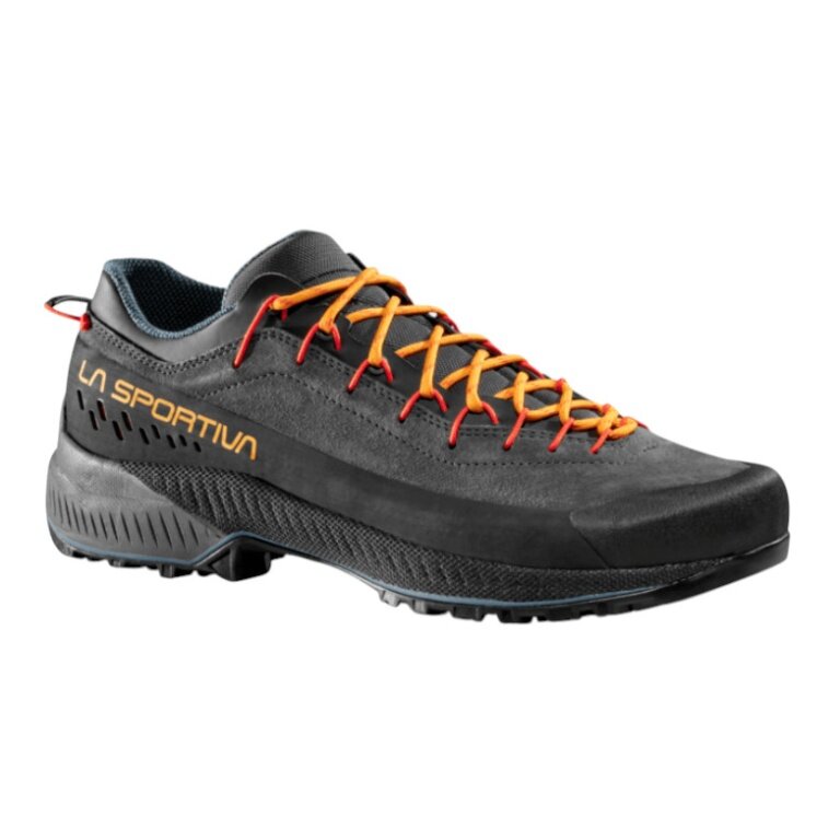 La Sportiva Wanderschuhe TX 4 Evo (Zustieg, Wildleder) carbongrau/rot Herren