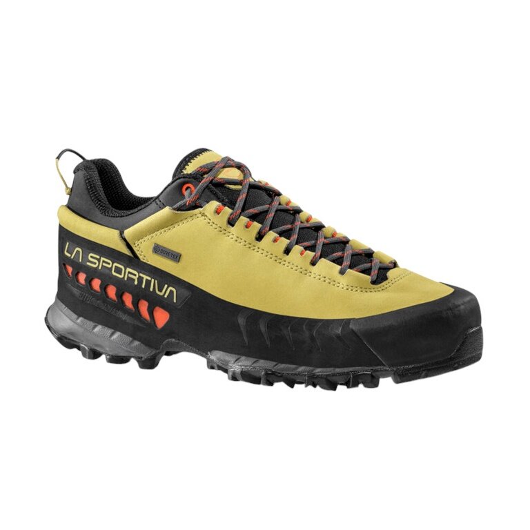 La Sportiva Wanderschuhe TX 5 Low GTX (Nubuckleder, Zustieg, wasserdicht) grüngelb/schwarz Damen