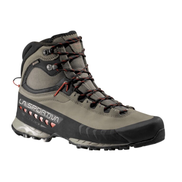 La Sportiva Wanderschuhe TX 5 GTX Nubuckleder (wasserdicht, stabil, schützend) claygrün/schwarz Herren