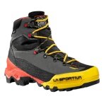 La Sportiva Wanderschuhe Aequilibrium LT GTX (Exkursions-Bergwandern, Nubukleder, wasserdicht) schwarz/rot/gelb Herren