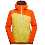 La Sportiva Softshelljacke Alpine Guide Windstopper (wasserdicht, winddicht, Bergsteigen) gelb/rot Herren