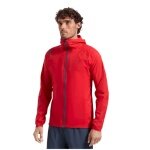La Sportiva Trail-Laufjacke Pocketshell (Hardschell, wasserdicht) rot Herren