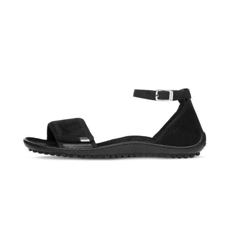 Leguano Barfusssandale Jara (flexible Sohle, breite Passform) schwarz Damen