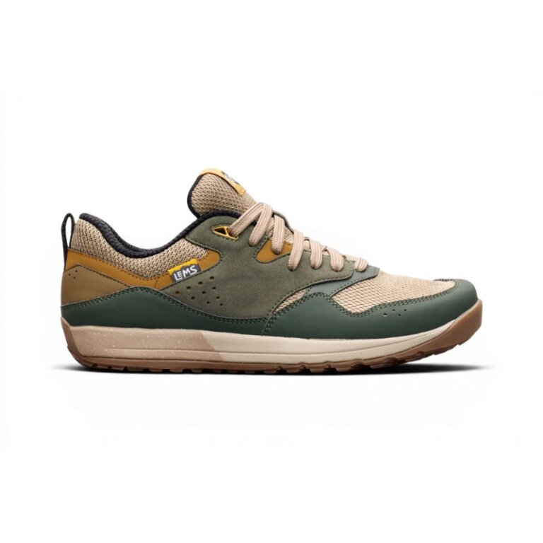 Lems Minimal-Wanderschuhe Trail Blazer (Zero Drop, breite Zehenbox ) grün/beige/gelb