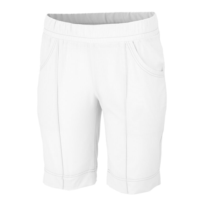 Limited Sports Bermuda Hose Bea (4-Wege-Stretch, Eingrifftaschen) weiss Damen