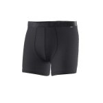 Löffler Funktionsunterwäsche Boxershort Merino Light (leicht, Temperaturregulierung) schwarz Herren