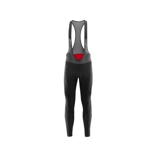 Löffler Fahrradhose Bike BIB Tight AB Gel (winddicht, wärmeisolierend) lang schwarz Herren
