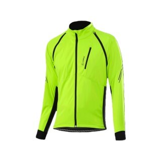 Löffler Fahrradjacke Bike Zip-Off San Remo AB Light (Softshell, winddicht, atmungsaktiv) neongelb Herren