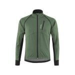 Löffler Fahrradjacke Bike Zip-Off San Remo AB Light (Softshell, winddicht, atmungsaktiv) pine grün Herren