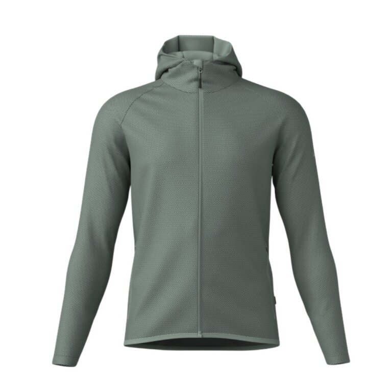 Löffler Kapuzenjacke Hoody Transtex Cube (schnelltrocknend, atmungsaktiv) grün Herren