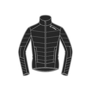 Löffler Hybrid-Laufjacke Athletico PL60 (atmungsaktiv, wärmeisolierend) schwarz Herren