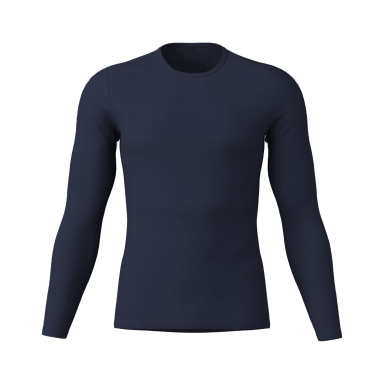 Löffler Funktionsunterwäsche Shirt Merino Light 130 (elastisches Material, Merinowolle) dunkelblau Herren