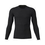 Löffler Funktionsunterwäsche Shirt Merino Light 130 (elastisches Material, Merinowolle) schwarz Herren