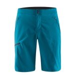 Löffler Trekking-Wanderhose CSL Shorts (leicht, elastisch, schnelltrocknend) kurz blau Herren