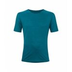 Löffler Wander-/Freizeit Tshirt Merino-Tencel (Merinowolle, atmungsaktiv) coralblau Herren