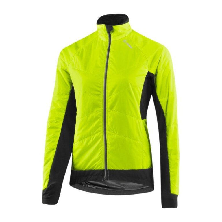 Löffler Fahrradjacke Bike Iso-Jacket Hotbond PL60 (PrimaLoft® Gold, winddicht, wasserabweisend) neongelb Damen