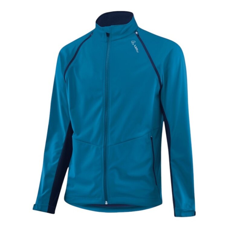 Löffler Softshelljacke Zip Off WS Light (winddicht, wasserabweisend) blau Herren