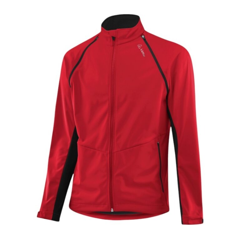 Löffler Softshelljacke Zip Off WS Light (winddicht, wasserabweisend) rot Herren