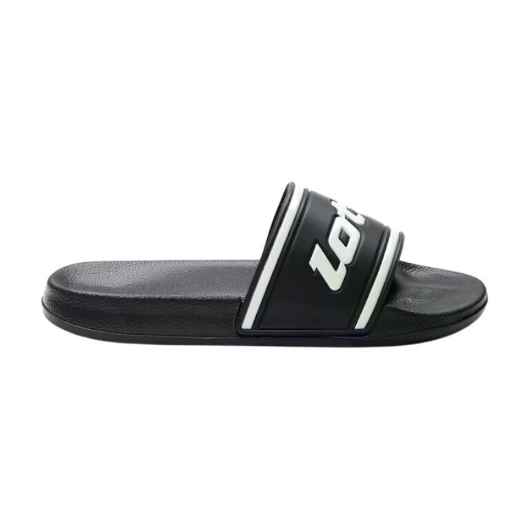 Lotto Badeschuhe Slides schwarz Herren