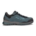 Lowa Wanderschuhe Delago GTX Low (Trekking, Spaltleder-Textil, wasserdicht) petrol/aquamarin Damen