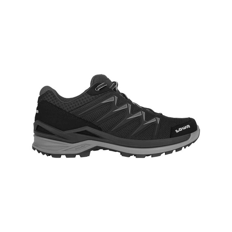 Lowa Wander-Travelschuhe Innox Pro Low GTX (All-Terrain, Synthetik/Textil, wasserdicht) schwarz/grau Herren