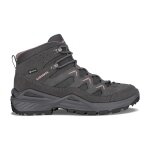 Lowa Wanderschuhe Sirkos Evo GTX Mid (wasserdicht) graphitgrau/altrosa Damen