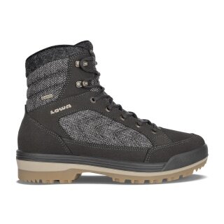 Lowa Winterstiefel Isarco GTX (wasserdicht) anthrazitgrau/beige Herren