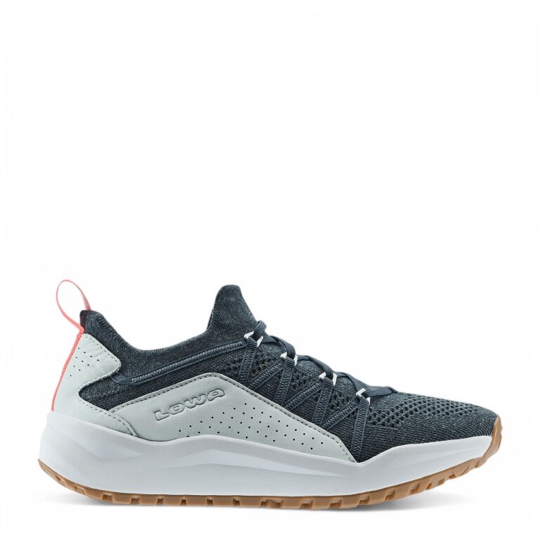 Lowa Alltag-Travelschuhe Kaloya Knit (Textil/Glattleder) navyblau/weiss Herren