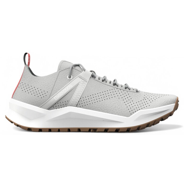Lowa Alltag-Travelschuhe Kaloya LT (Nubukleder) grau/koralle Herren