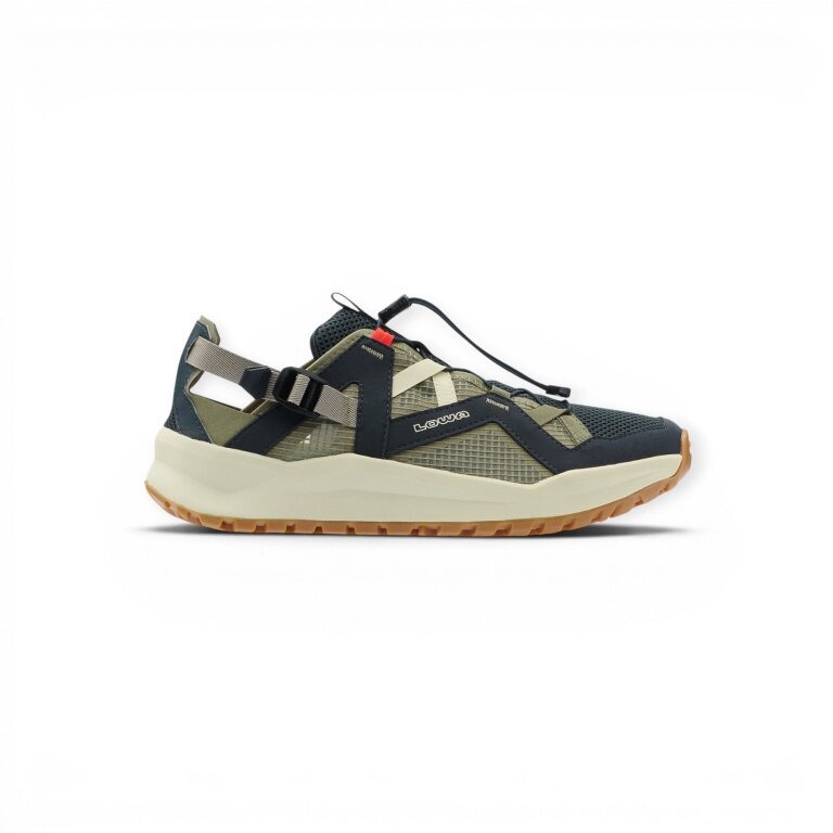 Lowa Alltag-Travelschuhe Kaloya LT (Nubukleder) navyblau/seegras Herren