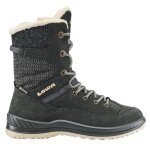 Lowa Winterstiefel Bianca High GTX (Veloursleder/Textil, wasserdicht) 2025 anthrazitgrau/champagner Kinder