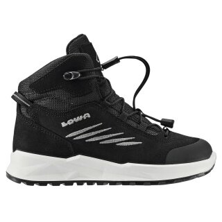 Lowa Winterschuhe Callisto Mid GTX (Textil/Synthetik, wasserdicht) schwarz/weiss Kinder