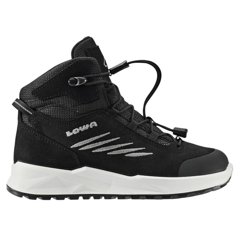 Lowa Winterschuhe Callisto Mid GTX (Textil/Synthetik, wasserdicht) schwarz/weiss Kleinkinder