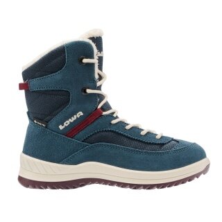 Lowa Winterstiefel Ella High GTX (wasserdicht) navyblau/rot Kleinkinder