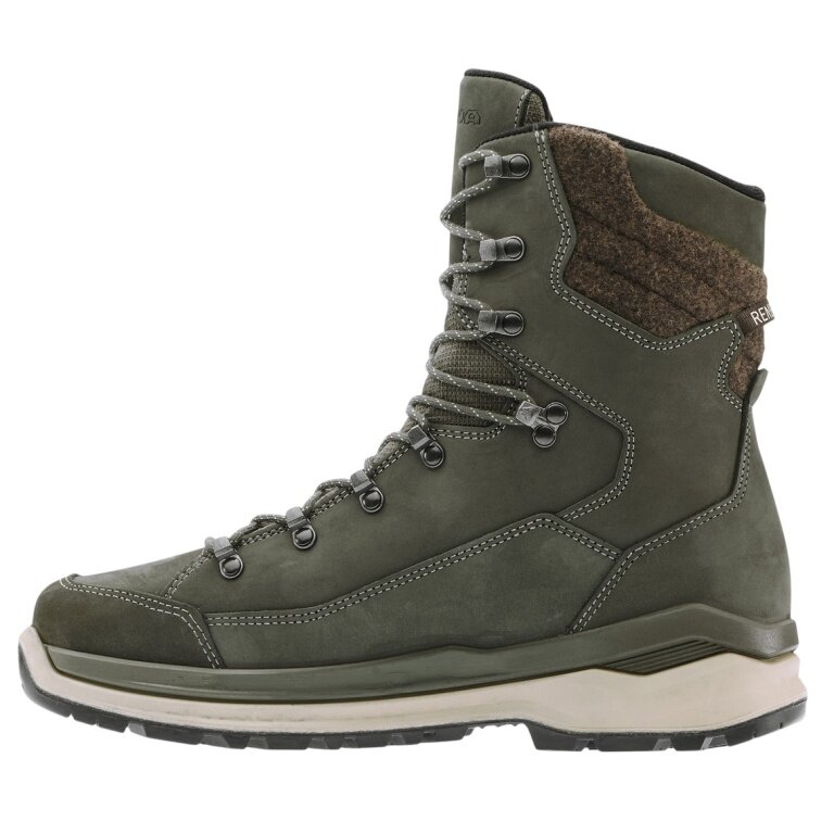 Lowa Winterstiefel Renegade Evo Ice GTX (Nubukleder/Textil, wasserdicht) olivegrün/dune Herren