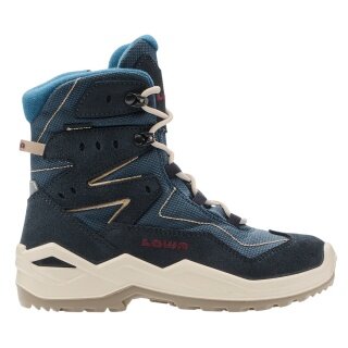 Lowa Winterstiefel Lino Hi GTX (Veloursleder/Textil, wasserdicht) navyblau/dune Kleinkinder