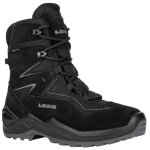 Lowa Winterstiefel Lino Hi GTX (Veloursleder/Textil, wasserdicht) schwarz/grau Kleinkinder
