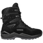 Lowa Winterstiefel Lino GTX High (Veloursleder/Textil, wasserdicht) 2025 schwarz/grau Kinder