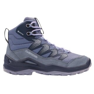 Lowa Wanderschuhe Maddox Pro Mid GTX Junior (Textil/Veloursleder, wasserdicht) violett Kinder