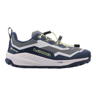 Lowa Multifunktionsschuhe Trailux GTX LO (wasserdicht, Textil/Synthetik) navyblau/grau Kleinkinder