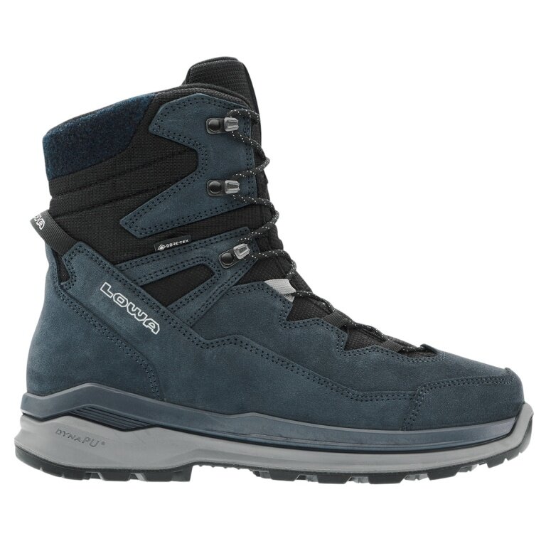 Lowa Winterstiefel Ottawa Evo GTX (Veloursleder/Textil, wasserdicht, warm) navyblau/grau Herren