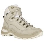 Lowa Wanderschuhe Renegade Evo Mid GTX (All-Terrain, Nubukleder, wasserdicht) champagner/panna Damen