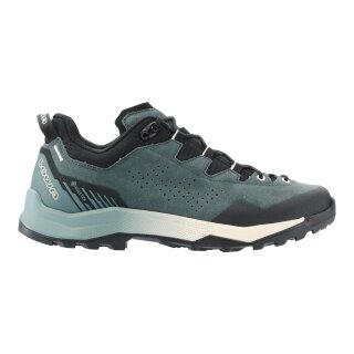 Lowa Wanderschuhe Explorer LO GTX (Trekking, Veloursleder/Textil, wasserdicht) schieferblau/schwarz Herren
