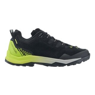 Lowa Wanderschuhe Explorer LO GTX (Trekking, Veloursleder/Textil, wasserdicht) schwarz/limone Herren