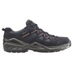 Lowa Wanderschuhe Sirkos Evo Low GTX (Veloursleder/Textil, wasserdicht) navyblau/braun Herren