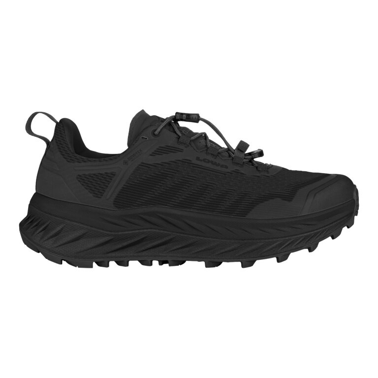 Lowa Trail-Laufschuhe Fortux GTX (Synthetik, Leichtigkeit, wasserdicht) schwarz Damen