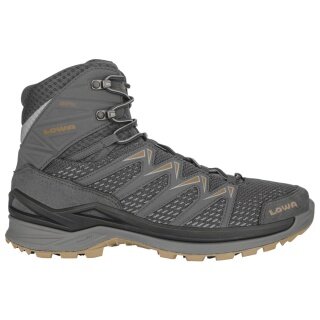 Lowa Wander-Travelschuhe Innox Pro Mid GTX (All-Terrain, Synthetik/Textil, wasserdicht) 2025 graphitegrau/braun Herren