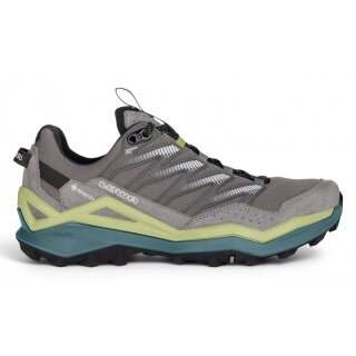 Lowa Wanderschuhe Maddox Pro Low GTX (Fast-Hiking, Textil/Synthetik, wasserdicht) grau/farn Herren